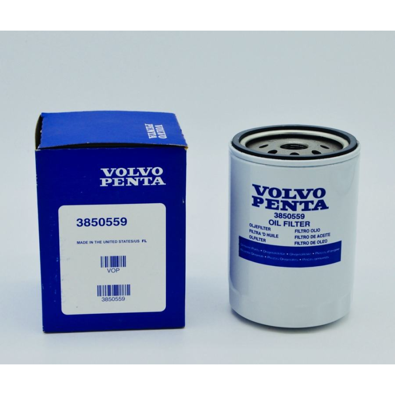 Filtro de aceite Volvo Penta para 4.3, 5.0, 5.7, 7.4, 8.1, 8.2 (3850559)