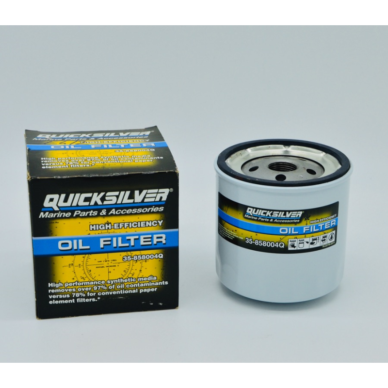 Filtro de aceite de alto rendimiento Mercury/Quicksilver para R4/R6/V6/V8 (35-858004Q)