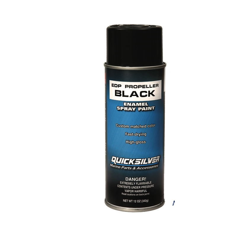 Pintura en spray Mercury/Quicksilver EDP Hélice Negra 340g (92-8M01339310)