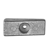 Mercury/Quicksilver Anode Aluminium für Getriebegehäuse Außenborder (97-826134Q)