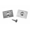 Ánodo de aluminio Mercury/Quicksilver para fuerabordas de 6-15 CV de 2 tiempos/8-15 CV de 4 tiempos (97-42121Q02)