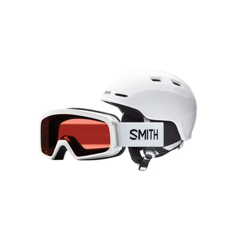 Set casco snowboard + gafas Smith Zoom Jr / Rascal