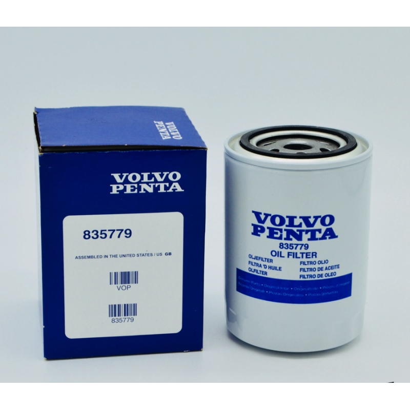 Filtro de aceite Volvo Penta para 5.0 Fi, 5.0 FL (835779)