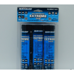 Mercury/Quicksilver High Performance Extreme Grease - Paquete de 3 cartuchos de 85 g (92-8M0071837)