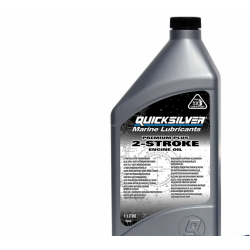 Aceite para motores fueraborda de 2 tiempos Mercury/Quicksilver Premium Plus TC-W3 1L (92-858026QB1)