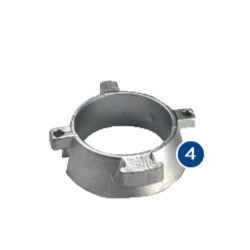 Anillo de ánodo de magnesio Tecnoseal para Mercruiser Alpha One Gen. II