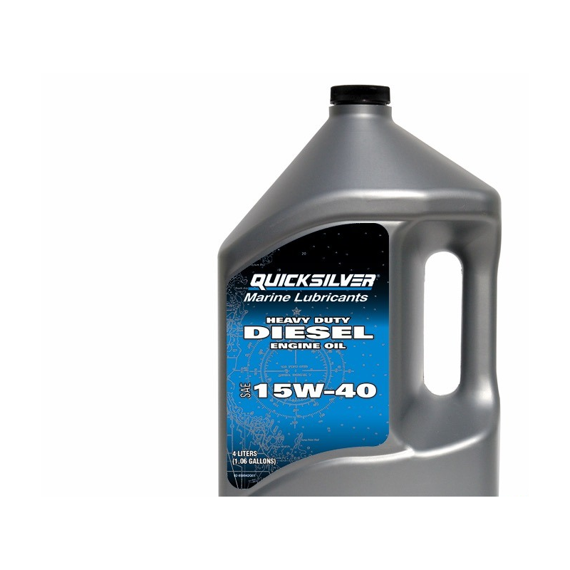 Aceite de motor Mercury/Quicksilver 15W-40 para motores diesel intraborda 4L (92-8M0096794)