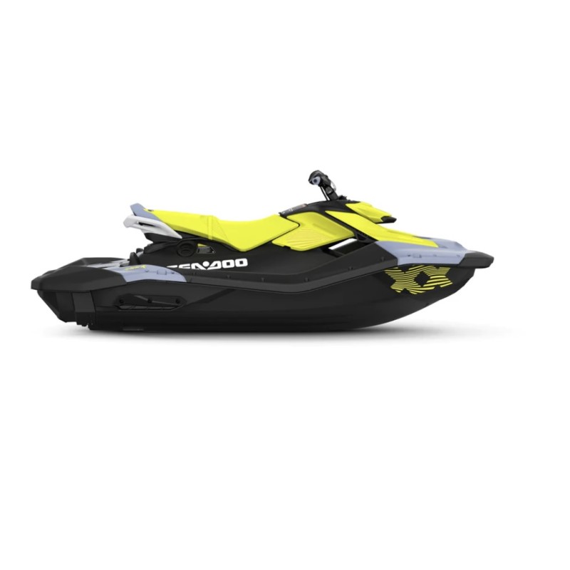 SeaDoo Spark Trixx 3UP 90 iBR Jetski Modell 2024 - VaporBlau / Neongelb