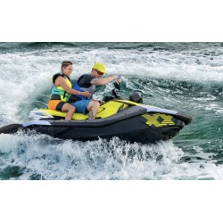 SeaDoo Spark Trixx 3UP 90 iBR Jetski Modell 2024 - VaporBlau / Neongelb