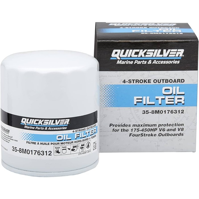 Filtro de aceite Mercury/Quicksilver 8M0176312