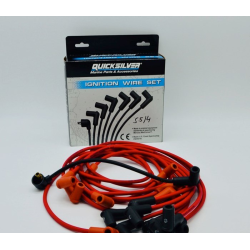 Juego de cables de encendido Mercury/Quicksilver incl. conector de bujía para Mercruiser V8 7.4L/8.2L (84-816608Q61)