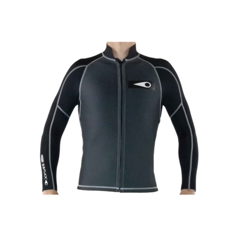 Soöruz Fighter 2/1 LS Zip Chaqueta de neopreno negro