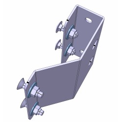 Perfiles de fijación para soportes de empuje delanteros