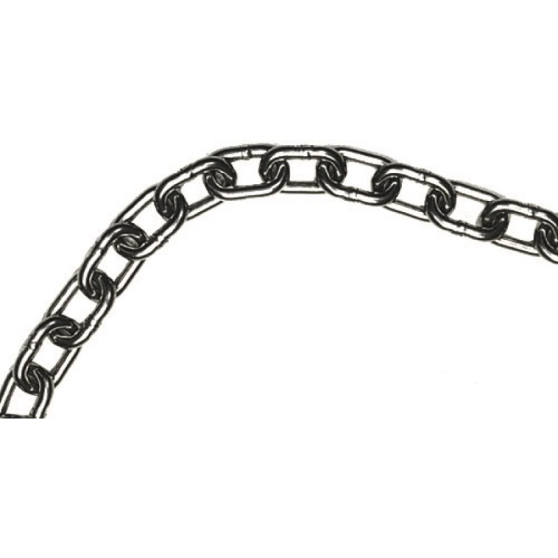 Cadena de anclaje de acero inoxidable DIN 766/ISO (Pasador Ø 3mm)