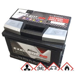 Batería Suministros Starterbatterie Excelente (50Ah, 175x207x175mm (AnxAlxAl), peso 11,1kg)