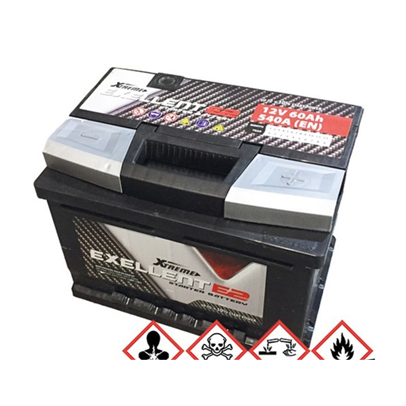 Batería Suministros Starterbatterie Excelente (50Ah, 175x207x175mm (AnxAlxAl), peso 11,1kg)