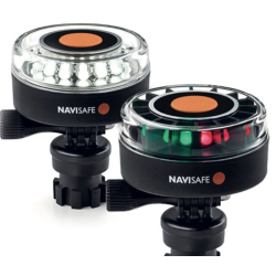 Navisafe Navi light 360° Navimount - Ángulo de iluminación 360 grados Luminaria blanca/roja&verde