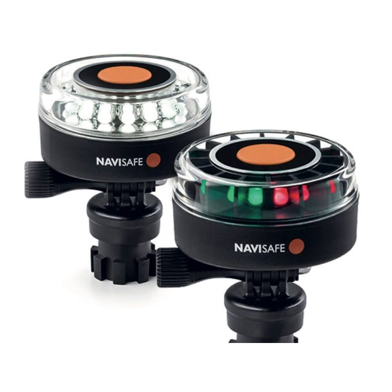 Navisafe Navi light 360° Navimount - Ángulo de iluminación 360 grados Luminaria blanca/roja&verde