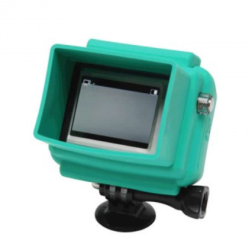 XSories Funda de silicona con capucha GoPro HD1 + 2 - verde