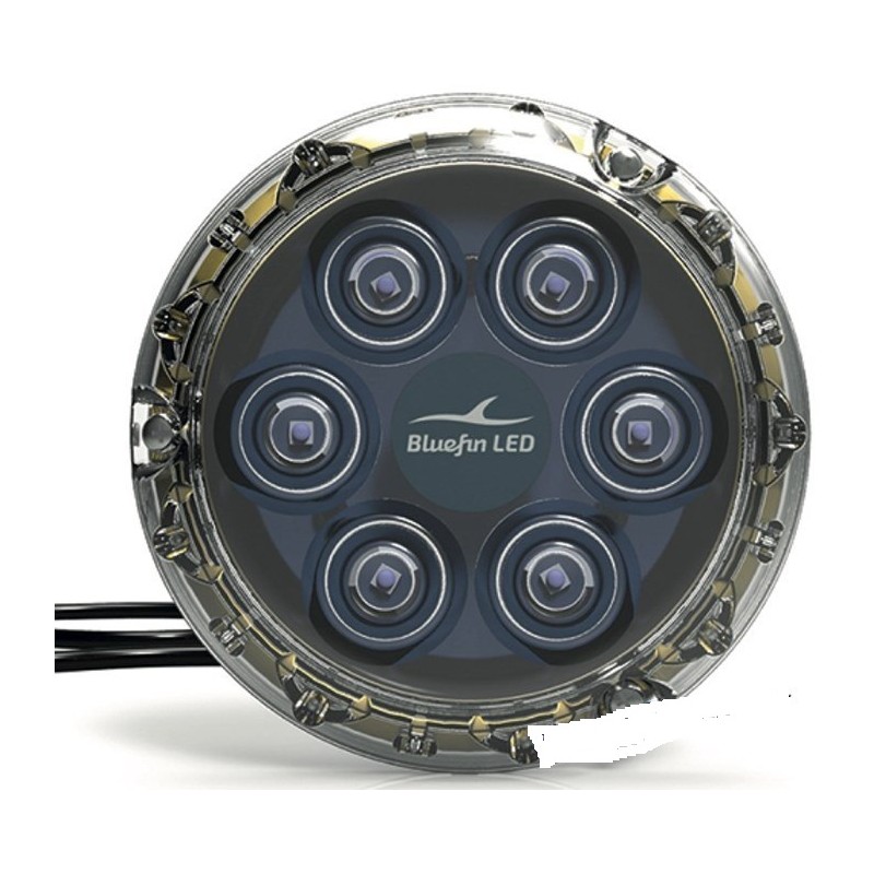 BluefinLED Piranha P6 Nitro 6 LED (3.000 lúmenes) 12V Ø 110x17,6mm