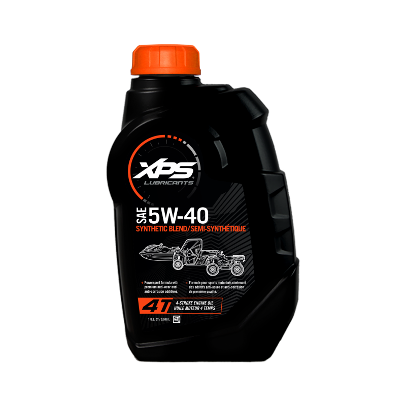 Aceite de motor de mezcla sintética XPS Ski-Doo Can-Am Sea-Doo de 4 tiempos 5W-40 1L