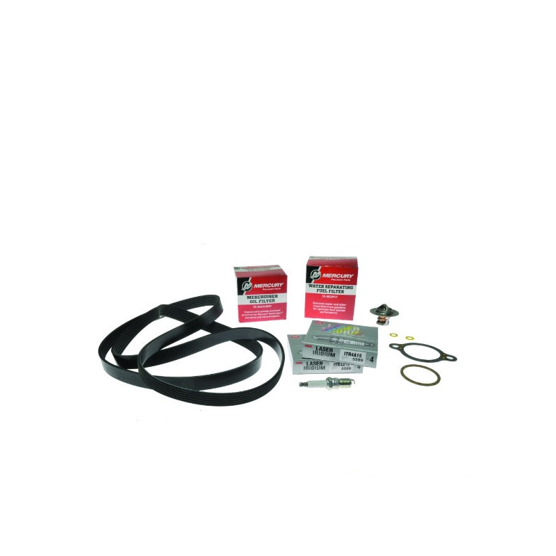 Kit de mantenimiento Mercruiser 5.0L, 5.7L, 6.2L (GM) MPI con transmisión Alpha (2002 y posteriores) (8M0147068)