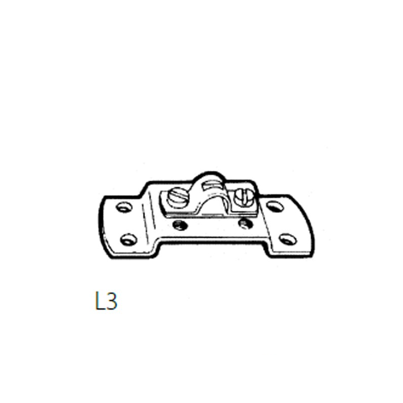 Bisagra Ultraflex L3 con pieza de montaje para C2 y C7