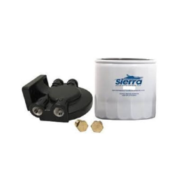 Kit de filtro de combustible con soporte para Mercruiser 1/4" corto