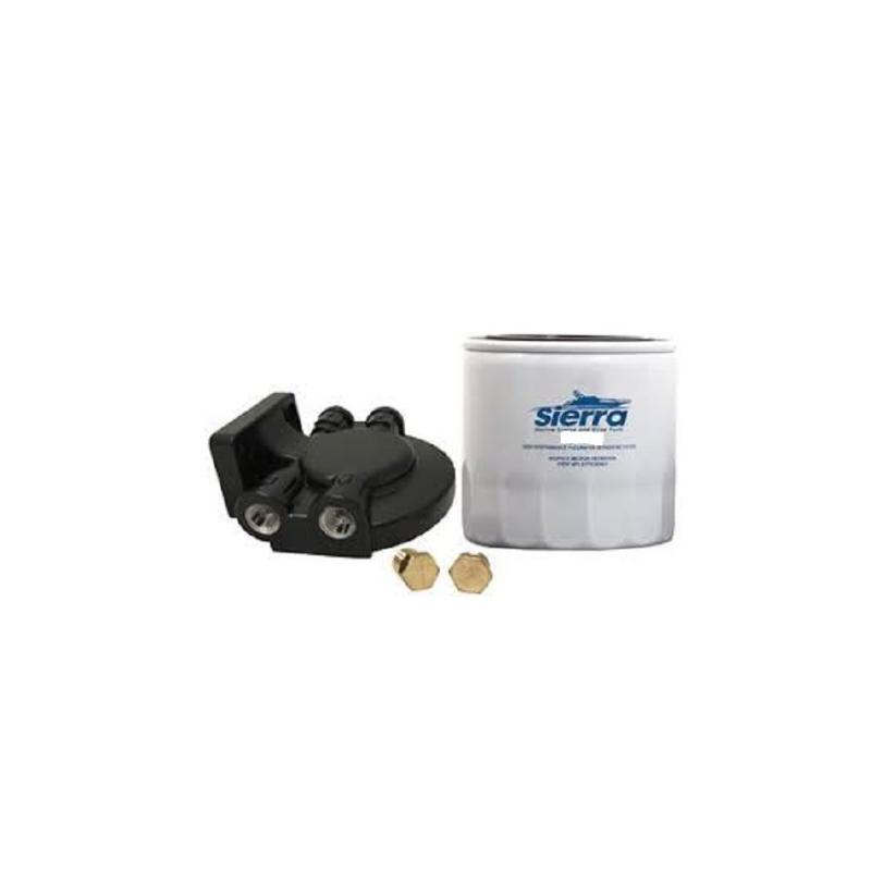 Kit de filtro de combustible con soporte para Mercruiser 1/4" corto