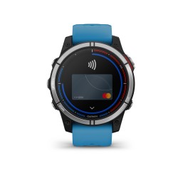 smartwatch negro/azul claro...