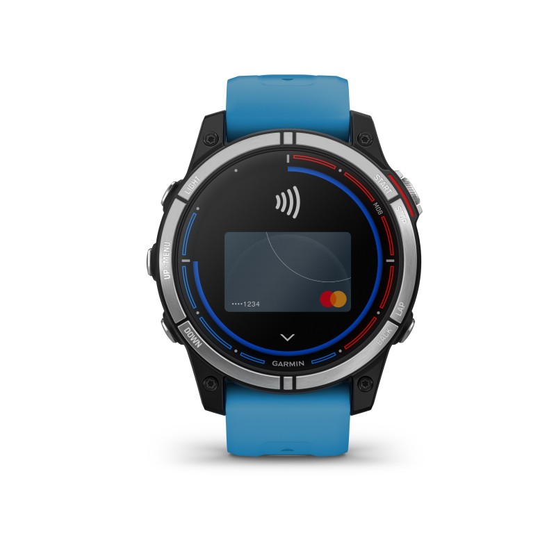 smartwatch negro/azul claro Garmin quatix 7 GPS marine