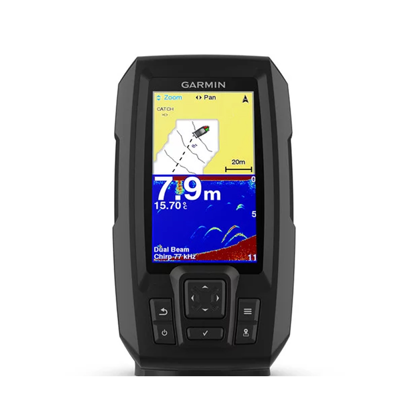 Fishfinder Striker Plus 4 de Garmin con transductor de doble haz