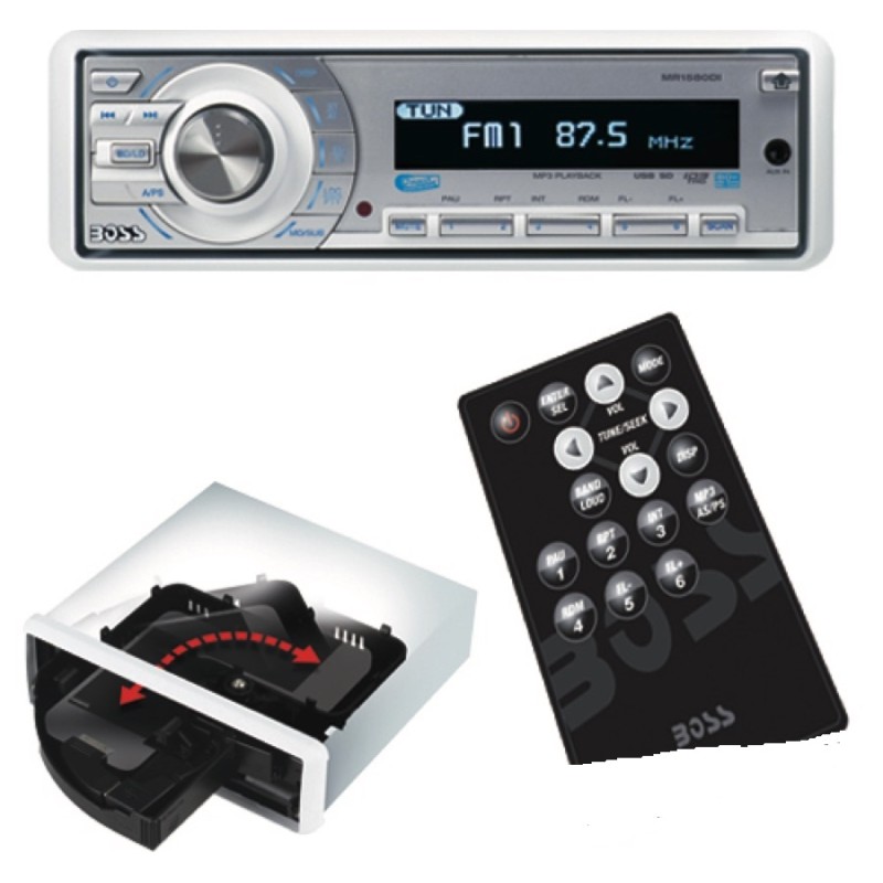 Boss Radio MR1580DI Radio/USB/iPod - 4 salidas x 80W