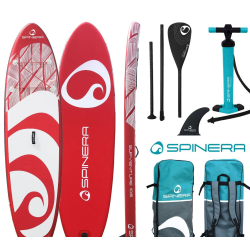 Spinera SUP Supventure 10'6 DLT - 320x80x15cm Stand Up Paddle Board rojo