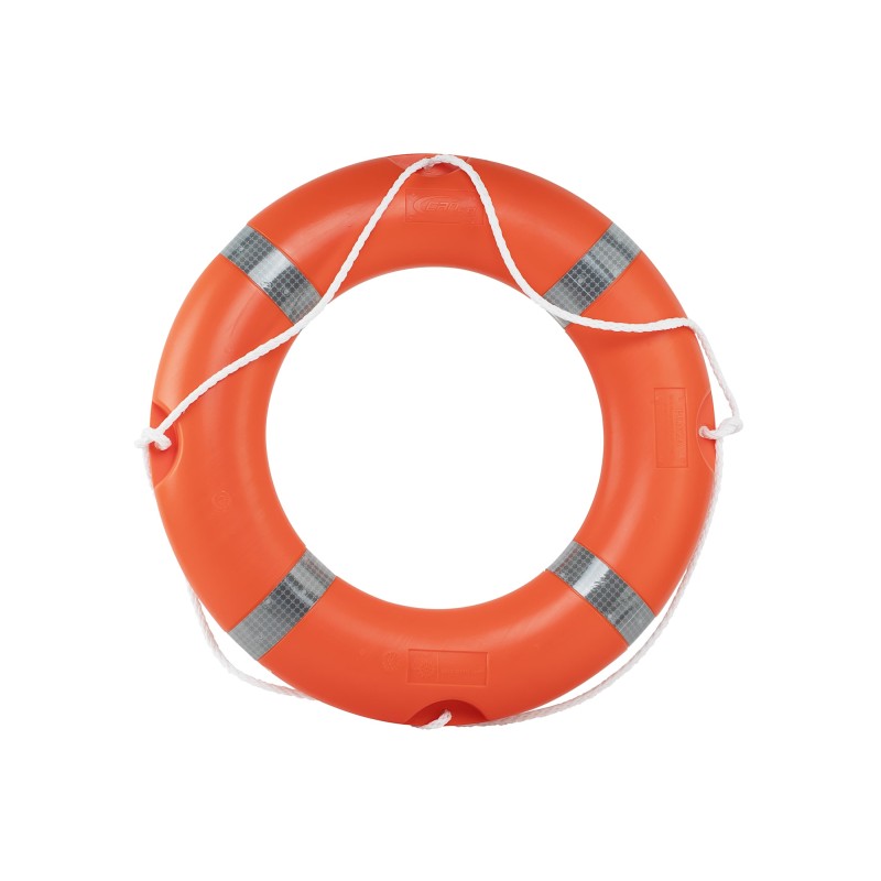 Aro salvavidas / naranja / aprobado por SOLAS