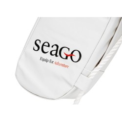 Aro salvavidas en forma de herradura / blanco / incluye soporte y lámpara SOLAS