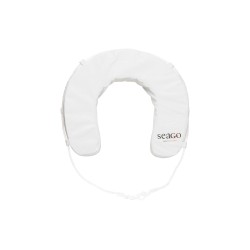 Aro salvavidas en forma de herradura / blanco / incluye soporte y lámpara SOLAS