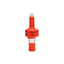 Aro salvavidas en forma de herradura / blanco / incluye soporte y lámpara SOLAS