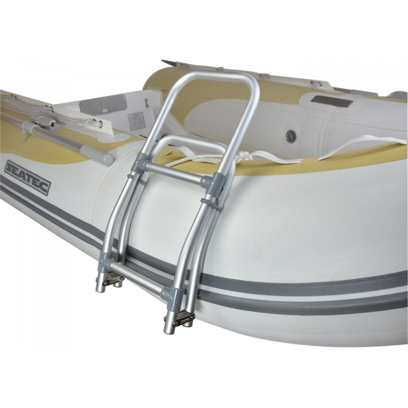 Escalera de baño para embarcación inflable / 3 peldaños / aluminio