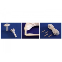 Vela solar BIMINI / blanca