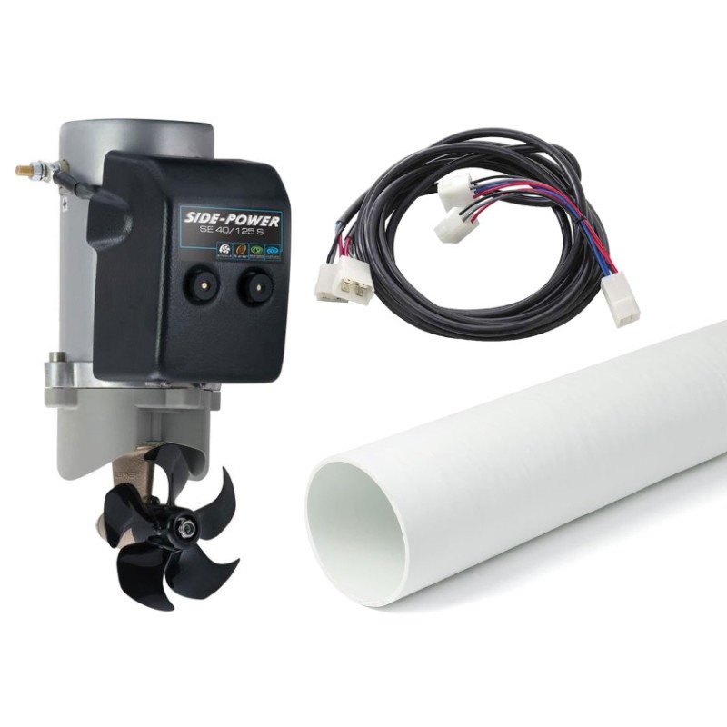 Conjunto de propulsor de proa SE25S / 30 kg de empuje / 1,5 kW / 12 V