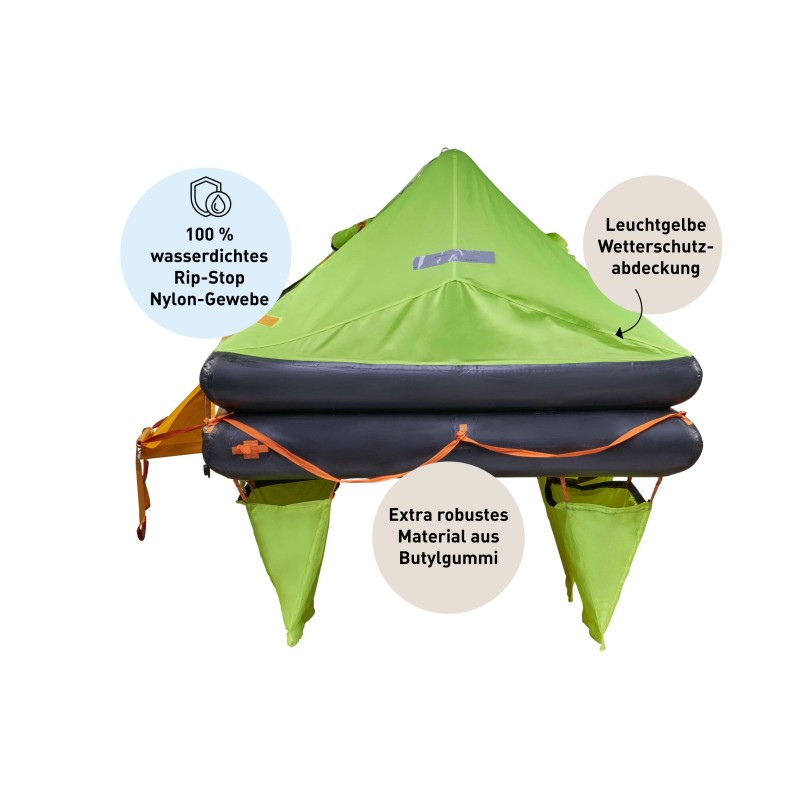 Balsa salvavidas OFFSHORE PLUS / ISO 9650-1 Tipo 2