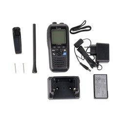 Radio portátil IC-M94DE / receptor AIS integrado y DSC