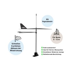 Indicador de dirección del viento Windex 15 Mk2 con BirdSpike / 380 mm