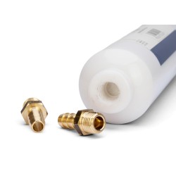 Filtro de carbón activado en línea con conexión de manguera