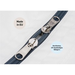 Vela de sol cuadrada / blanca / 2,5 x 2,5 m