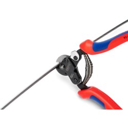 Cortacables KNIPEX / para cables de acero de hasta 4 mm