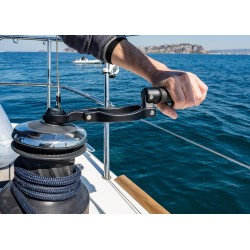 Manivela plegable para cabrestante FLIPPER / Juego de 2 / 300 mm / Aluminio