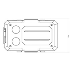 Caja refrigeradora con compresor MR040