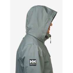 Chaqueta náutica con capucha CREW para hombre 2.0 / gris cactus